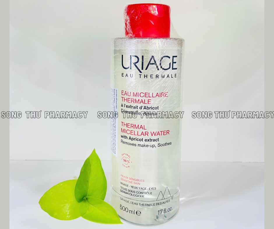 URIAGE EAU MICELLAIRE THERMALE MICELAR WATER - NƯỚC TẨY TRANG DÀNH CHO DA NHẠY CẢM (MÀU HỒNG) - Ảnh 2