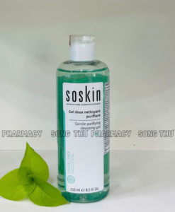 SOSKIN GENTLE PURIFYING CLEANSING GEL - GEL RỬA MẶT DIỆT KHUẨN CHO DA DẦU, MỤN
