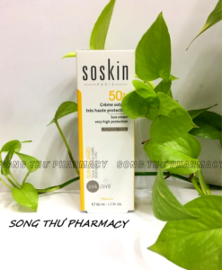 SOSKIN SPF 50+ - KEM CHỐNG NẮNG DƯỠNG ẨM VÀ CHỐNG LÃO HÓA DA