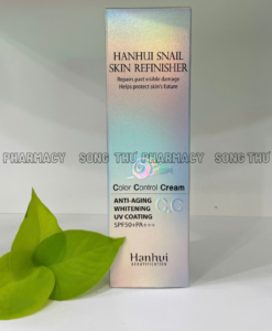 HANHUI SNAIL SKIN REFINISHER CC CREAM SPF 50 - KEM NỀN CHỐNG NẮNG TINH CHẤT ỐC SÊN