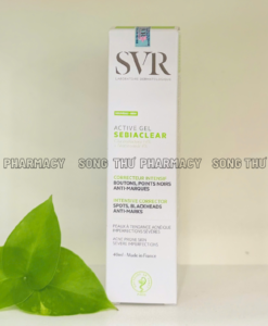 SVR SEBIACLEAR ACTIVE GEL - GEL DƯỠNG ẨM  ĐIỀU TRỊ MỤN