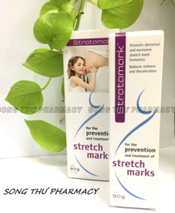 STRATAMARK STRETCH MARKS CREAM - KEM BÔI NGĂN NGỪA, HỖ TRỢ ĐIỀU TRỊ RẠN DA