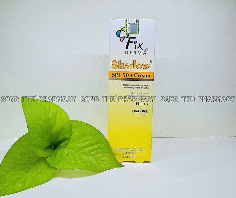FIXDERMA SHADOW SPF50+ CREAM - KEM CHỐNG NẮNG BẢO VỆ DA
