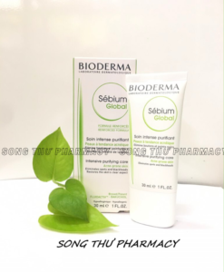 BIODERMA SEBIUM GLOBAL - KEM DƯỠNG GIẢM MỤN CHO DA DẦU