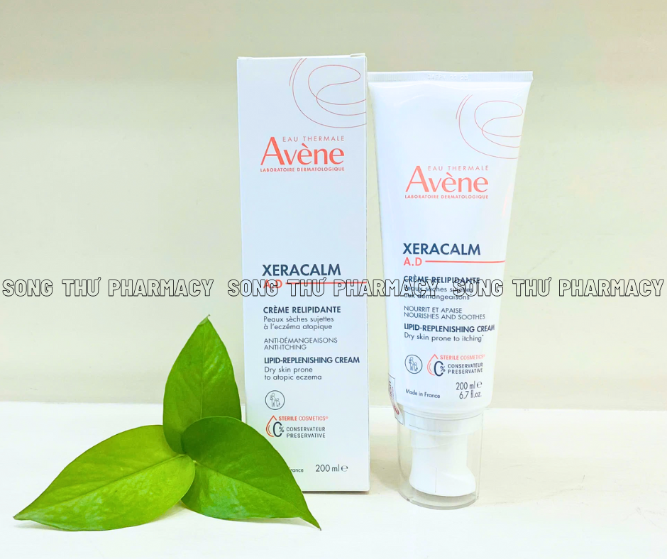 AVENE XERACALM A.D - KEM DƯỠNG GIẢM NGỨA, KÍCH ỨNG DA TOÀN THÂN