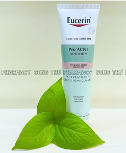 EUCERIN PROACNE GENTLE CLEANSING FOAM - SỮA RỬA MẶT TẠO BỌT CHO DA DẦU MỤN