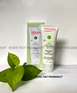 TOPICREM AC MATTIFYING CARE - KEM DƯỠNG ẨM, GIẢM BÓNG NHỜN CHO DA DẦU, MỤN