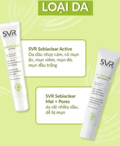 SVR SEBIACLEAR MAT + PORES - KEM DƯỠNG KIỀM DẦU, GIẢM MỤN, THU NHỎ LỖ CHÂN LÔNG - Ảnh 3