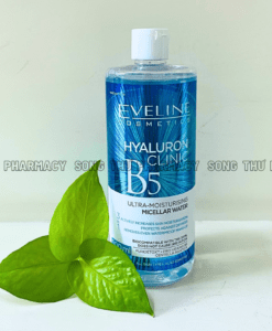 EVELINE HYALURON CLINIC B5 – NƯỚC TẨY TRANG DƯỠNG ẨM 3 TRONG 1