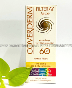 COVERDERM FILTERAY FACE SPF 60 TINTED CREAM – KEM CHỐNG NẮNG KHÔNG MÀU