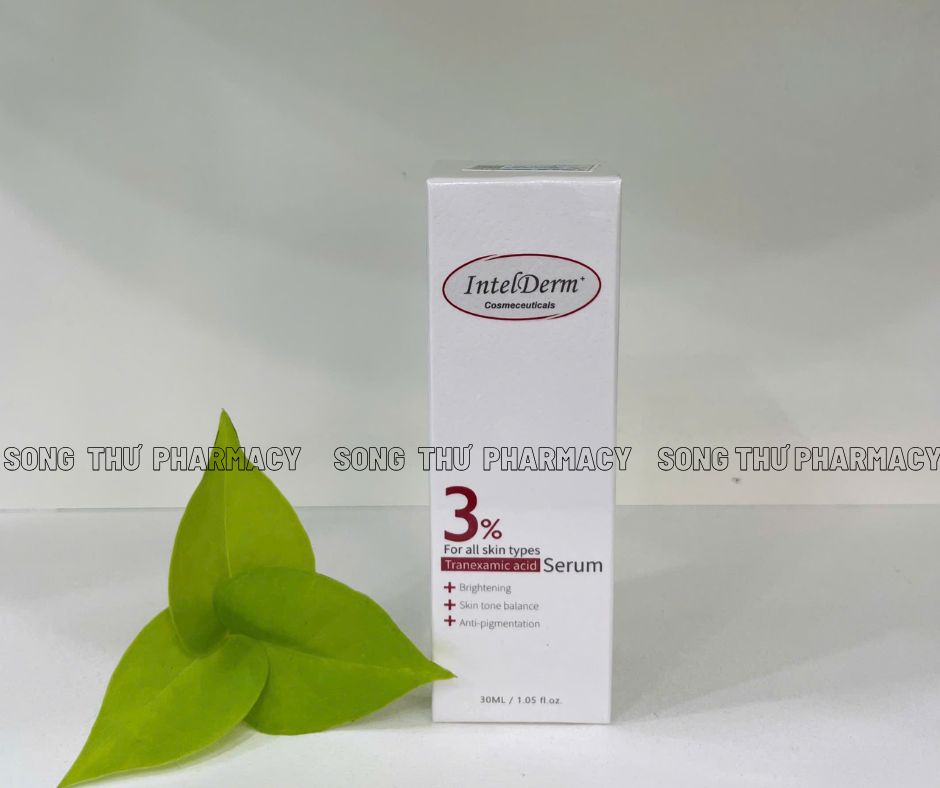 INTELDERM TRANEXAMIC ACID SERUM 3% - SERUM SÁNG DA, PHỤC HỒI & CUNG CẤP ĐỘ ẨM CHO DA