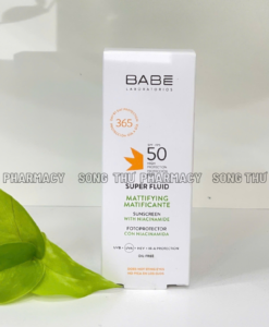 BABE SUPER FLUID SUNSCREEN SPF50 - KEM CHỐNG NẮNG BẢO VỆ DA, DƯỠNG ẨM VÀ CHỐNG LÃO HÓA