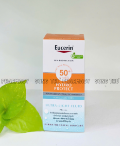 EUCERIN SUN PROTECTION ULTRA LIGHT FLUID 50+ - KEM CHỐNG NẮNG KHÔNG GÂY NHỜN RÍT CHO DA THƯỜNG & DA HỖN HỢP