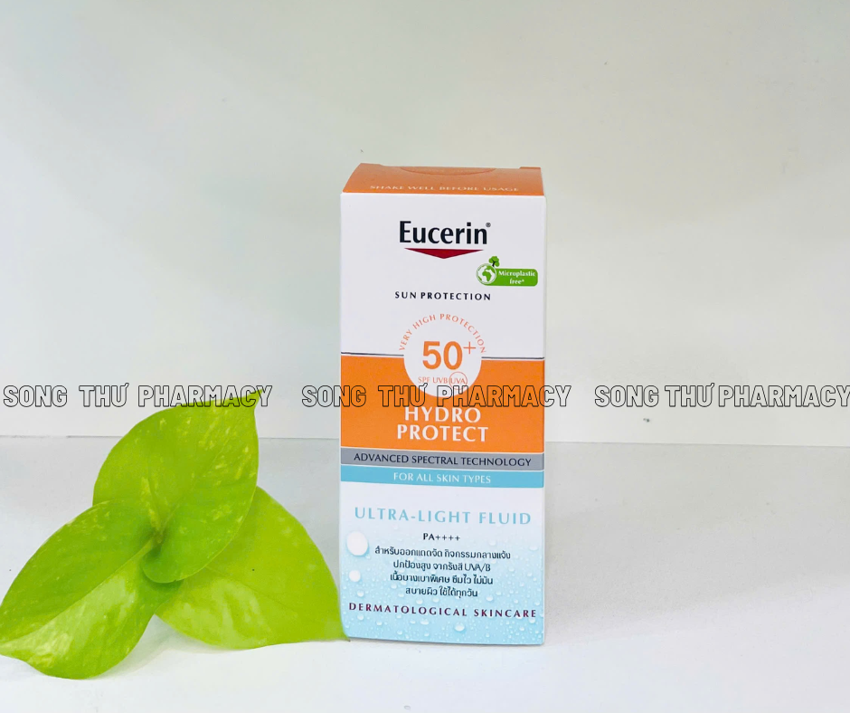 EUCERIN SUN PROTECTION ULTRA LIGHT FLUID 50+ - KEM CHỐNG NẮNG KHÔNG GÂY NHỜN RÍT CHO DA THƯỜNG & DA HỖN HỢP