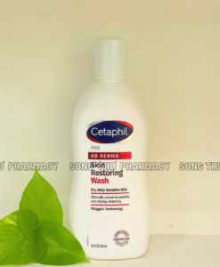 CETAPHIL PRO AD DERMA SKIN RESTORING WASH - SỮA TẮM DƯỠNG ẨM DÀNH CHO DA VIÊM CƠ ĐỊA