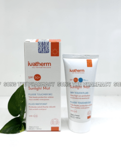 IVATHERM SUNLIGHT MAT SPF 50+ - KEM CHỐNG NẮNG DÀNH CHO DA DẦU, MỤN