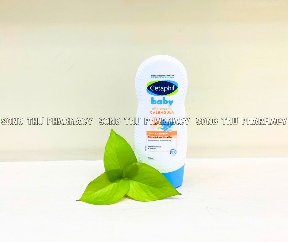 CETAPHIL BABY WASH & SHAMPOO WITH ORGANIC CALENDULA - SỮA TẮM, GỘI DỊU NHẸ CHO BÉ - Ảnh 2