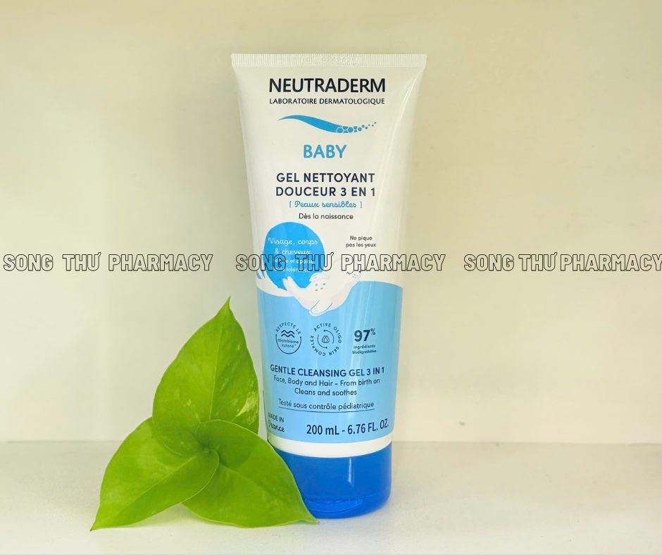NEUTRADERM GENTLE CLEANSING GEL 3 IN 1 - SỮA TẮM GỘI DỊU NHẸ DÀNH CHO BÉ
