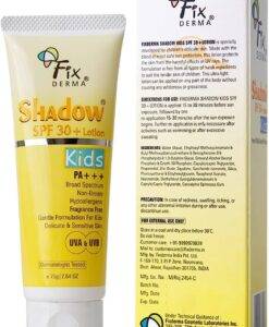 FIXDERMA SHADOW FOR KIDS LOTION 75G- KEM CHỐNG NẮNG TRẺ EM DỊU NHẸ, AN TOÀN CHO BÉ  CÔNG DỤNG