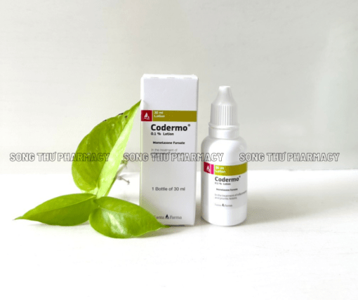 CODERMO 0,1% LOTION - THUỐC ĐIỀU TRỊ VẢY NẾN, VIÊM DA TIẾT BÃ - Nhà ...
