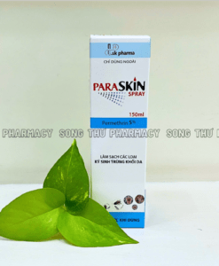 PARASKIN SPRAY - THUỐC XỊT ĐIỀU TRỊ GHẺ, KÍ SINH TRÙNG