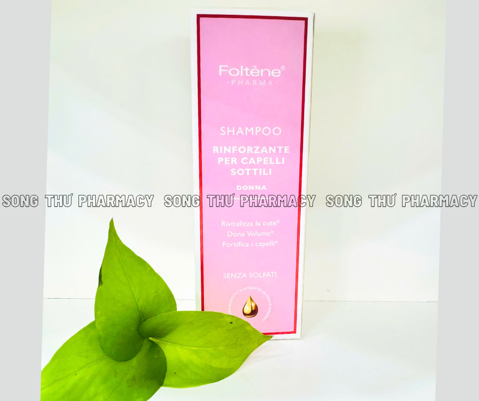 FOLTENE PHARMA SHAMPOO STRENGTHENING FOR THINNING HAIR WOMEN - DẦU GỘI KÍCH THÍCH MỌC TÓC, NGĂN NGỪA RỤNG TÓC DÀNH CHO PHỤ NỮ