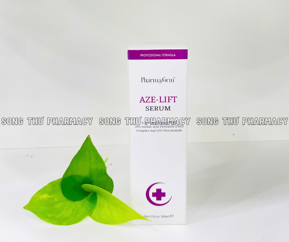 PHARMAFORM AZE - LIFT SERUM - TINH CHẤT KIỂM SOÁT DẦU NHỜN, THU NHỎ LỖ VÀ GIẢM MỤN