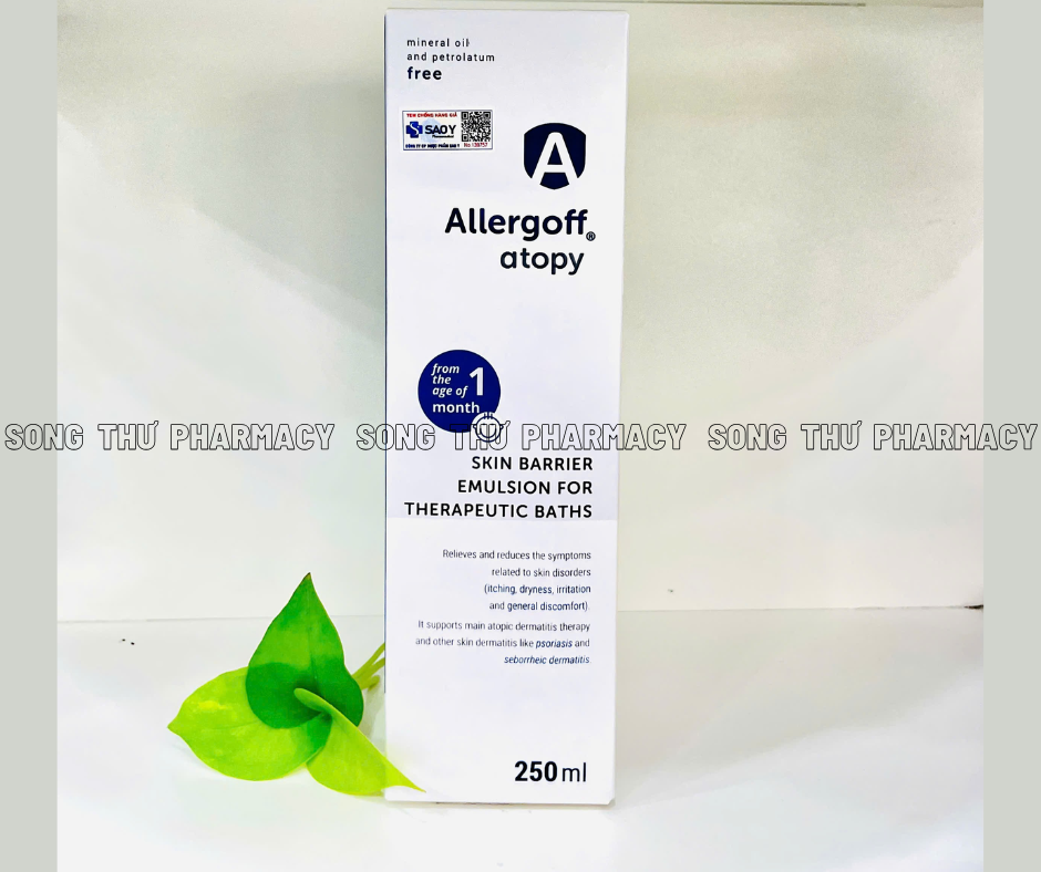 ALLERGOFF ATOPY SKIN BARRIER EMULSION BATHS - SỮA TẮM DÀNH CHO DA KHÔ, DA NHẠY CẢM DỄ KÍCH ỨNG