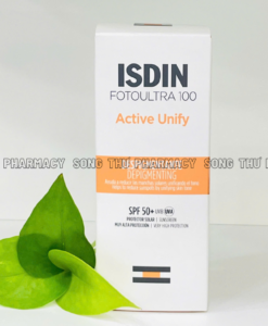 ISDIN FOTOULTRA 100 - ACTIVE UNIFY - KEM CHỐNG NẮNG DÀNH CHO DA ĐỐM NÂU
