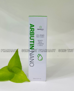 NANOGIZE ARBUTIN NANO - ULTRA - BRIGHT SKIN CREAM- ARBUTIN NANO VITAMINS C, B3, E - KEM DƯỠNG LÀM MỜ VẾT THÂM DO MỤN, THÂM NÁM GIÚP DA CĂNG MỊN, MỜ VẾT NÁM