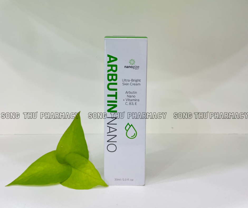 NANOGIZE ARBUTIN NANO - ULTRA - BRIGHT SKIN CREAM- ARBUTIN NANO VITAMINS C, B3, E - KEM DƯỠNG LÀM MỜ VẾT THÂM DO MỤN, THÂM NÁM GIÚP DA CĂNG MỊN, MỜ VẾT NÁM
