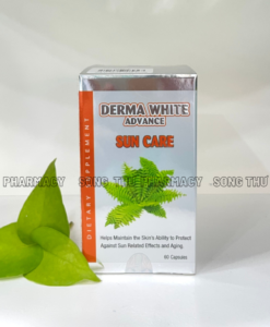 DERMA WHITE ADVANCED SUN CARE - VIÊN UỐNG CHỐNG NẮNG, TRẮNG DA VÀ GIẢM SẠM NÁM