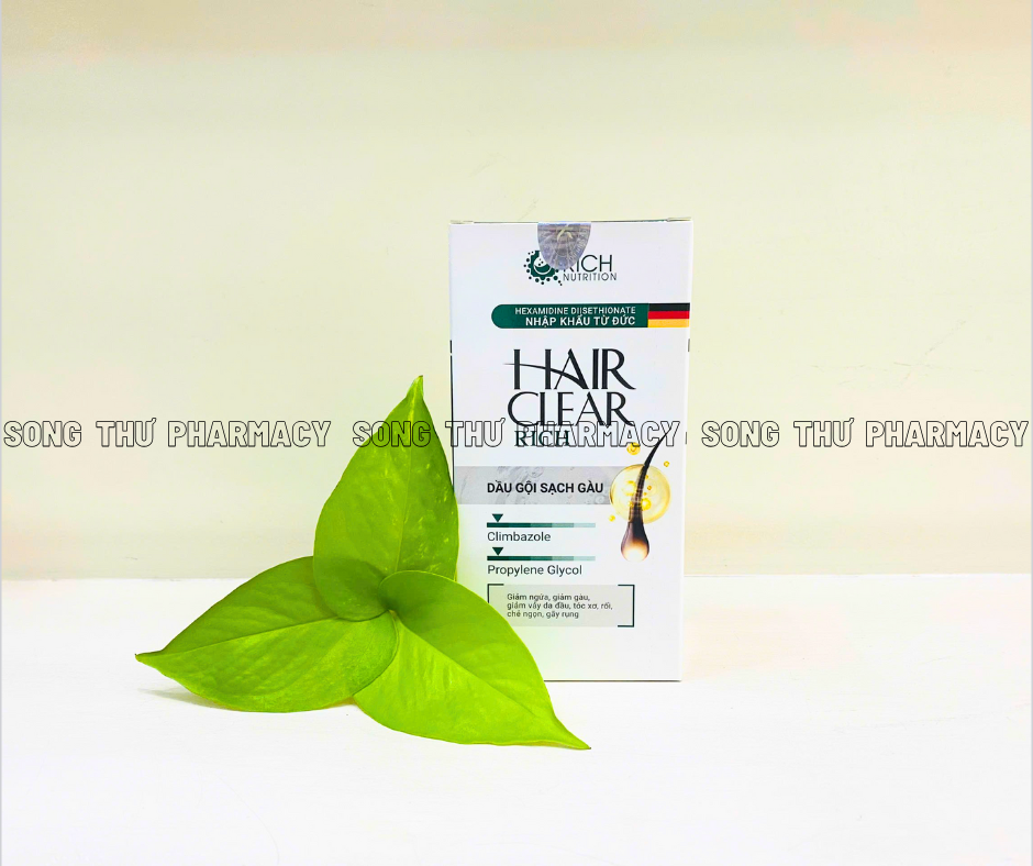 HAIR CLEAR RICH - DẦU GỘI SẠCH GÀU, GIẢM NGỨA, GIẢM VẢY GÀU