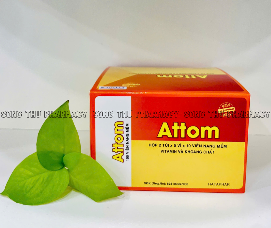 ATTOM – VIÊN UỐNG BỔ SUNG VITAMIN, KHOÁNG CHẤT