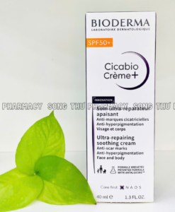 BIODERMA CICABIO SPF50+ - KEM CHỐNG NẮNG DƯỠNG ẨM, LÀM DỊU DA, NGỪA THÂM SẸO