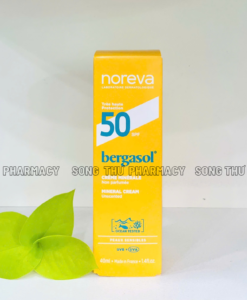NOREVA BERGASOL MINERAL CREAM SPF50 - KEM CHỐNG NẮNG DÀNH CHO DA NHẠY CẢM