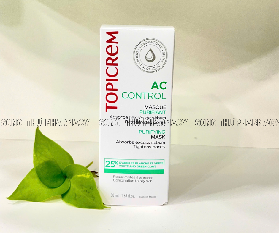 TOPICREM AC CONTROL PURIFYING MASK - MẶT NẠ ĐẤT SÉT KIỀM DẦU, GIẢM MỤN ...