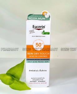 EUCERIN SUN DRY TOUCH SPF 50 + - KEM CHỐNG NẮNG KIỀM DẦU VÀ NGỪA MỤN 