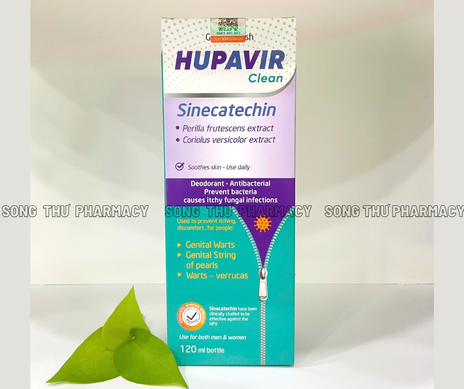 HUPAVIR CLEAN SINECATECHIN - DUNG DỊCH VỆ SINH VÙNG KÍN