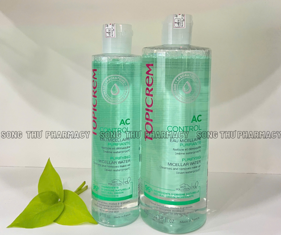 TOPICREM AC PURIFYING MICELLAR WATER - NƯỚC TẨY TRANG LÀM SẠCH LỚP ...