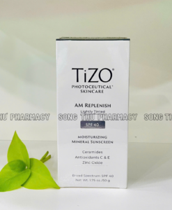 TIZO AM REPLENISH LIGHTLY TINTED MOITURIZING MINERAL SUNSCREEN - KEM CHỐNG NẮNG CÓ MÀU, DƯỠNG ẨM, PHỤC HỒI DA 