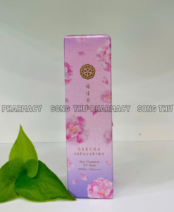 SAKURA SAKUYAHIME NON CHEMICAL UV BASE SPF 50+ PA++++ - KEM CHỐNG NẮNG VẬT LÝ CHO DA NHẠY 