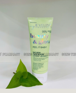 EVELINE BEAUTY & GLOW NATURAL FACE SCRUB - TẨY TẾ BÀO CHẾT VỚI HẠT MASSAGE VÀ ENZYME TỰ NHIÊN