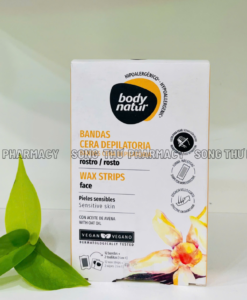BODY NATUR WAX STRIPS FACE SENSITIVE SKIN - BỘ MIẾNG DÁN TẨY LÔNG CHO VÙNG MẶT PHÙ HỢP VỚI DA NHẠY CẢM 