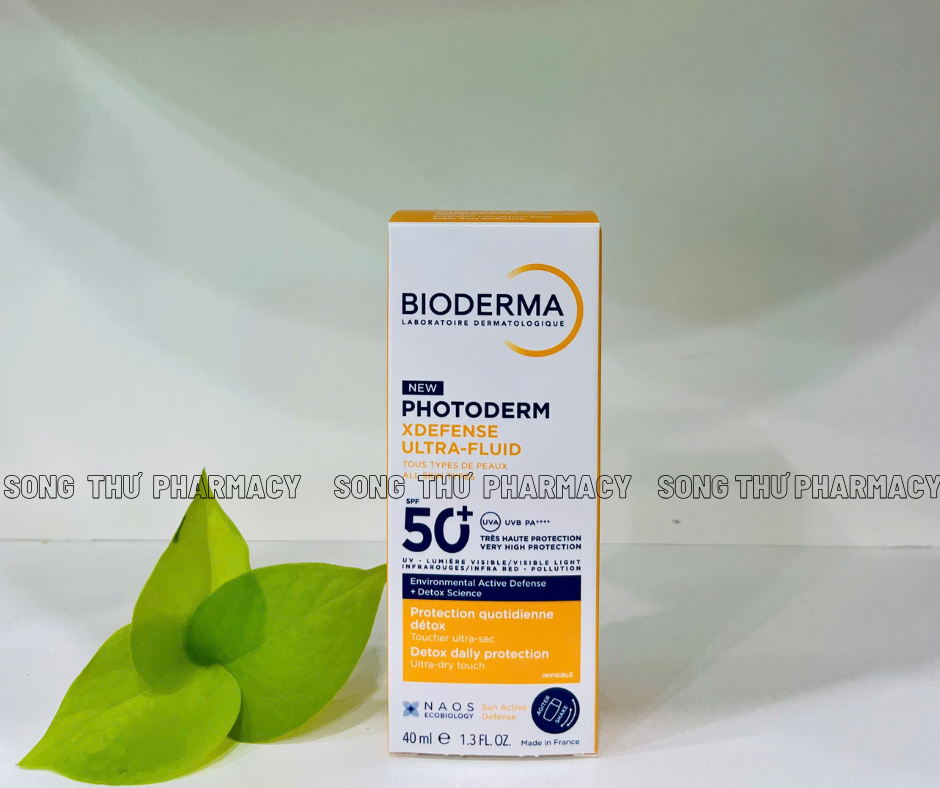 BIODERMA PHOTODERM XDEFENSE ULTRA-FLUID SPF50+ INVISIBLE - SỮA CHỐNG NẮNG PHỔ RỘNG KHÔNG MÀU