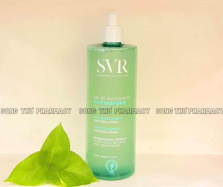 SVR PHYSIOPURE GELEE MOUSSANTE - GEL RỬA MẶT DÀNH CHO DA NHẠY CẢM