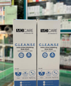 MD CARE C.L.E.A.N.S.E AHA & BHA EXFOLIATING BODY WASH - SỮA TẮM GIẢM MỤN & TẨY TẾ BÀO CHẾT 