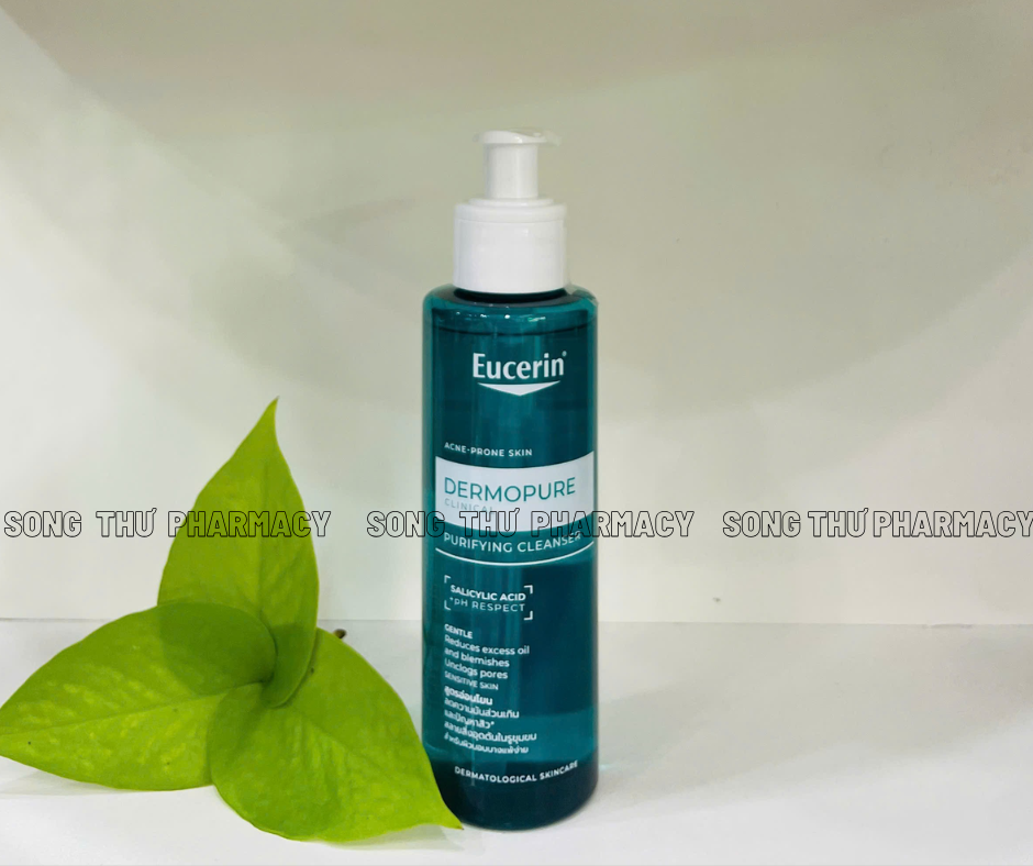 EUCERIN DERMOPURE PURIFYING CLEANSER - GEL RỬA MẶT DÀNH CHO DA NHỜN MỤN