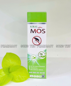 KORAS MOS - XỊT MUỖI TINH DẦU THẢO DƯỢC (BẠCH ĐÀN & CHANH)