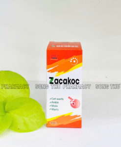 ZACAKOC - DUNG DỊCH BÔI MỤN CÓC, SÙI MÀO GÀ, MỤN CƠM, CÁC VẾT CHAI SỪNG, TẨY MỤN THỊT, NỐT RUỒI